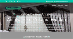 Desktop Screenshot of perdeyikamaantalya.com